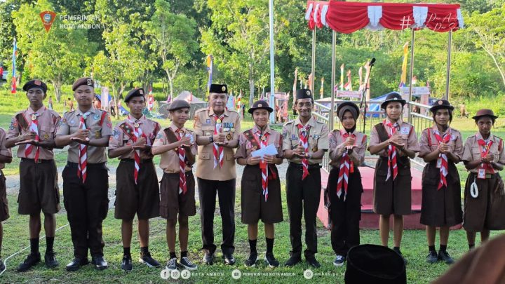 Walikota Ambon Buka Jambore Cabang Kota Ambon Tahun 2026