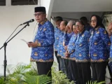 Walikota Ambon Pimpin Upacara Harla Pancasila
