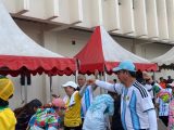 Gubernur Maluku Senam Sehat Bersama dan Sapa Warga di Pasar Mardika
