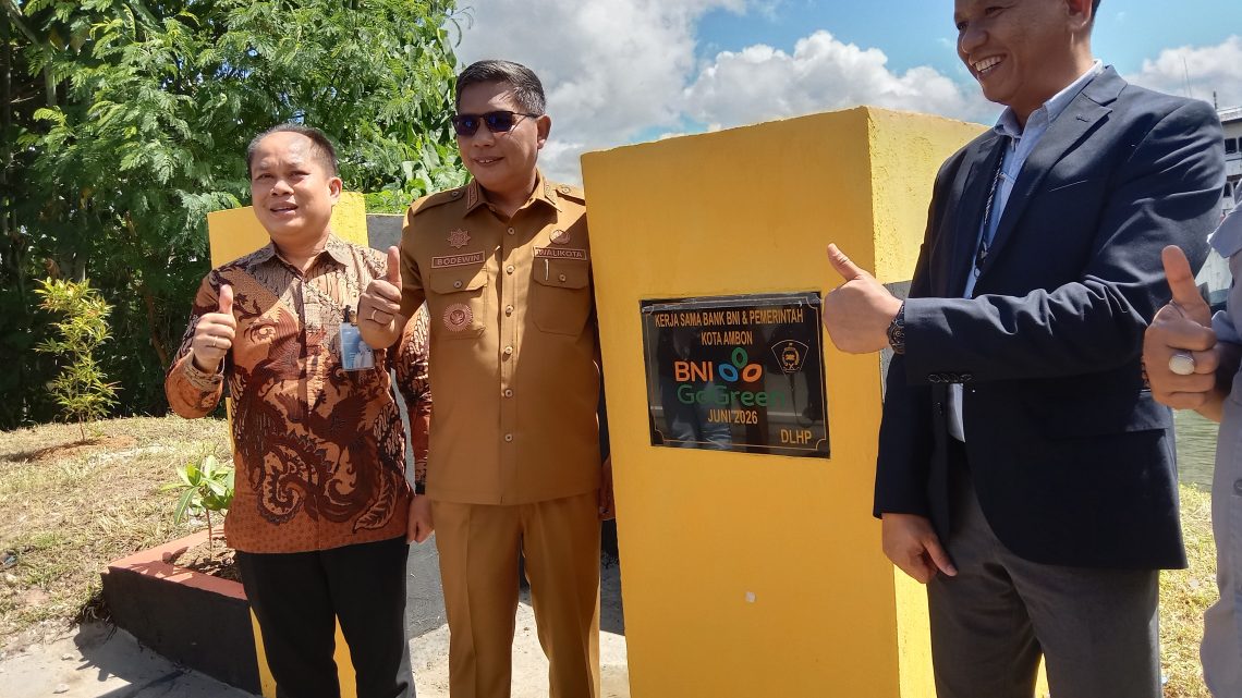 Walikota Resmikan TPS, Bantuan BNI di Galala