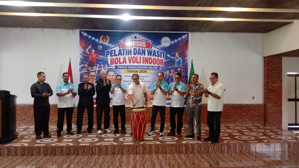 PBVSI Maluku Gelar Kursus Pelatih dan Wasit, Siapkan SDM Voli Profesional dan Berdaya Saing
