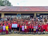 Edukasi Keselamatan Penerbangan dan Bantuan Sosial Jadi Kepedulian Bandara Pattimura Ambon kepada Siswa SD Inpres 59 Tawiri