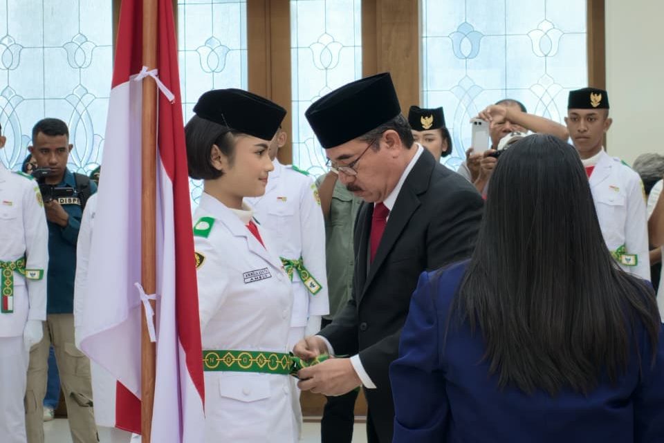 Gubernur Maluku Kukuhkan 28 Paskibraka Maluku