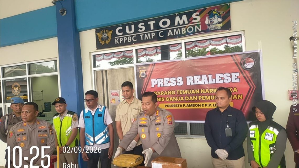 Bandara Pattimura Ambon dan Polresta Gagalkan Penyeludupan Barang Terlarang di Terminal Cargo