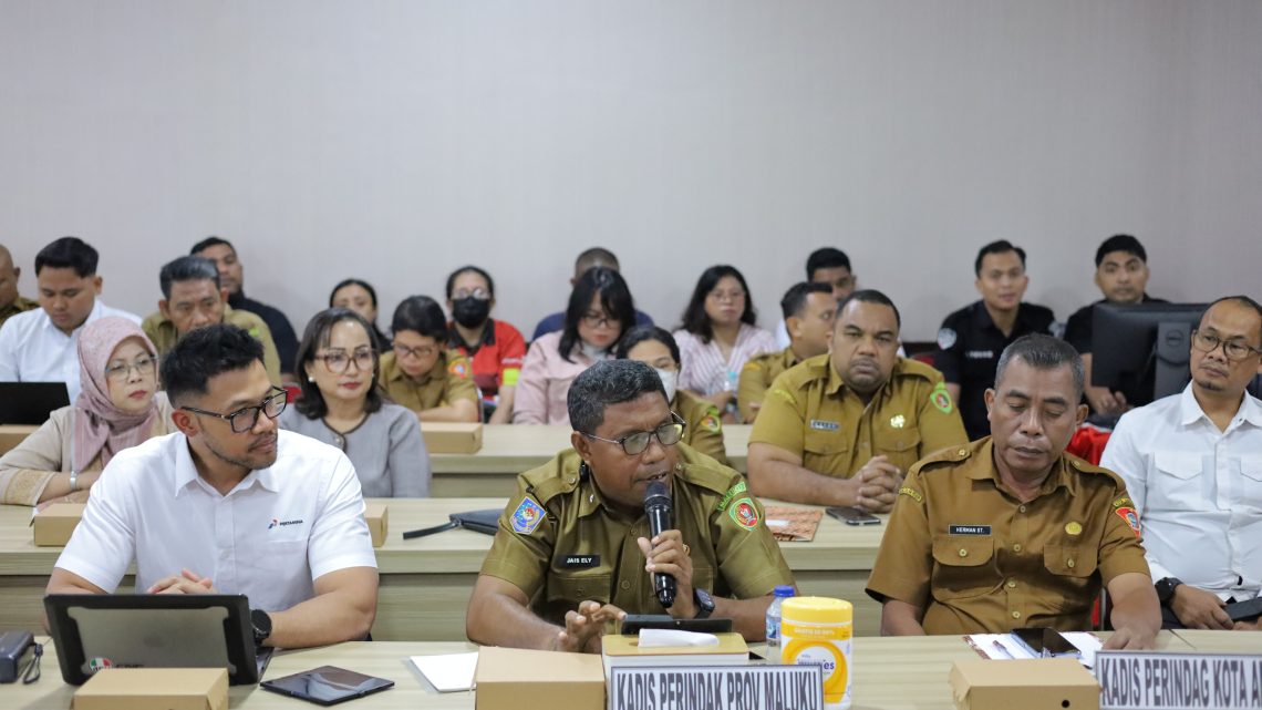 Kapolda Maluku pimpin Rakor pengamanan ketersediaan BBM dan pengelolaan antrian di SPBU