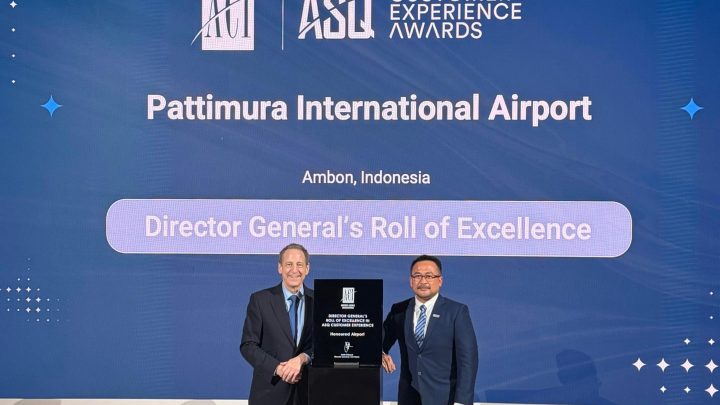 Lima Tahun Berturut, Bandara Pattimura Ambon Raih Penghargaan Bandara Terbaik Asia-Pasific