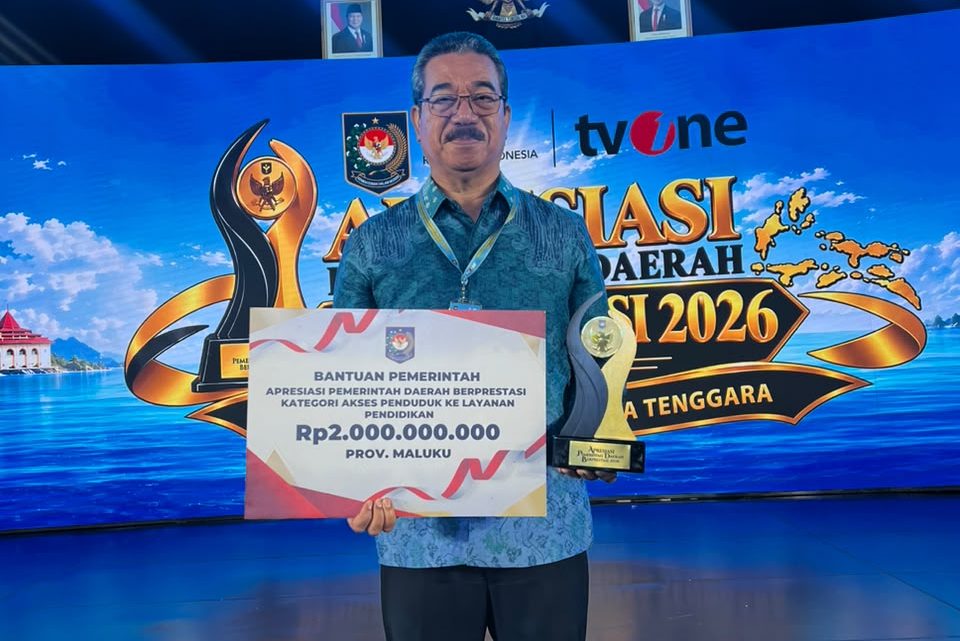 Maluku Raih Penghargaan Terbaik I dan Stimulan Rp2 Miliar dari Kemendagri, Bukti Kerja HL