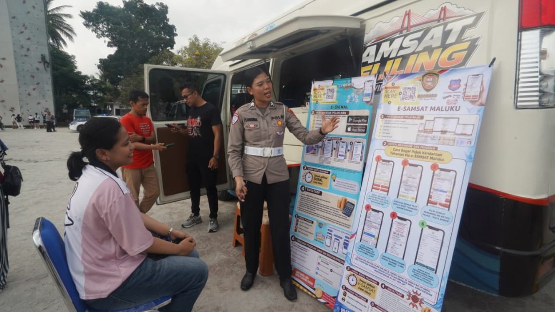 Ditlantas Polda Maluku Gelar Pameran Lantas, Dekatkan Edukasi dan Layanan Publik kepada Masyarakat