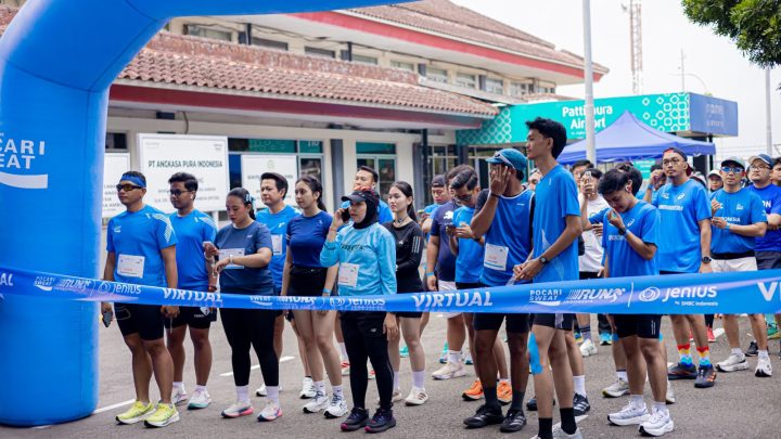 Kolaborasi Bandara Pattimura Ambon -Komunitas Indorunners Ambon Sukseskan Pocari Sweat Mini Virtual Run