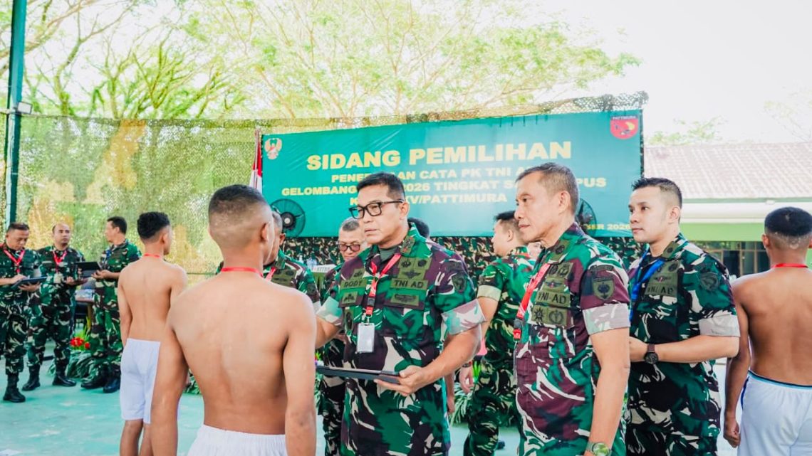 Pangdam XV/Pattimura Tegaskan Pentingnya Seleksi Transparan dan Akuntabel