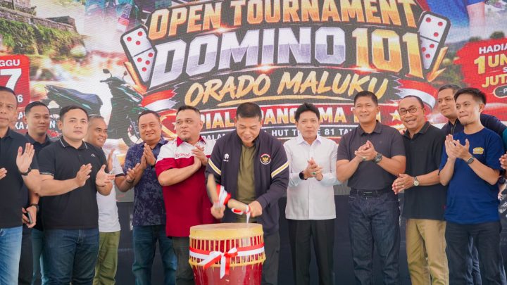 Pangdam Pattimura Buka Turnamen Domino Piala Panglima TNI