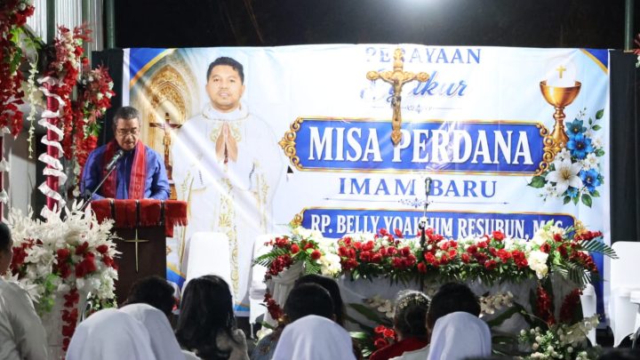 Gubernur Maluku Hadiri Syukur Misa Perdana Imam Baru