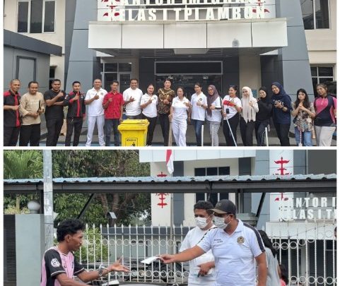 Peduli Dampak Kabut Asap, Imigrasi Ambon Gelar Kerja Bakti dan Bagikan Masker